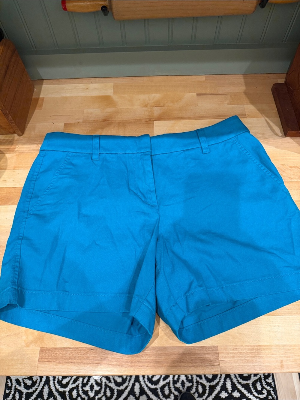 J. Crew Bright Teal Bermuda Shorts - Size 8 NWT